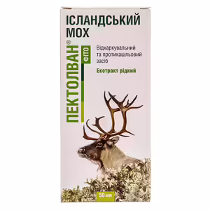 Пектолван фіто ісландський мох рідина по 50 мл у флаконі 1 шт.