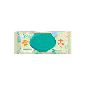 Салфетки влажные Pampers Natural Clean №64
