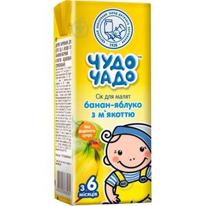 Сок Чудо-чадо бананово-яблочный с мякотью 200 мл