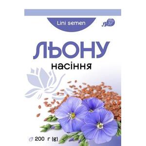 Льону насіння 200г Лубнифарм