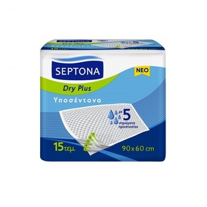 Пеленки SEPTONA впитывающие MEDICARE 60х90 см №15
