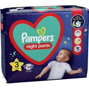 Підгузки-трусики Pampers Pants Нічні Midi 3 (6-11 кг) №29
