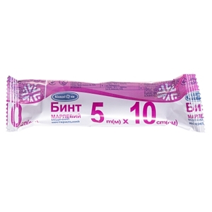 Бинт Білосніжка мед.н/стер.5м*10см