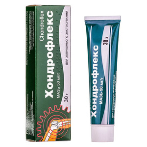 Хондрофлекс мазь 50 мг/г по 30 г в тубах