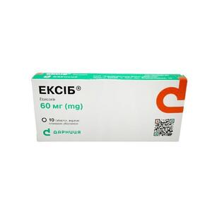 Эксиб-Дарница табл. п/о 60 мг №10 СП