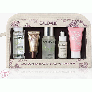 Набор Caudalie Французский секрет красоты (Увл.крем сорбет 10мл+Эликсир-вода+крем+вода+маска)